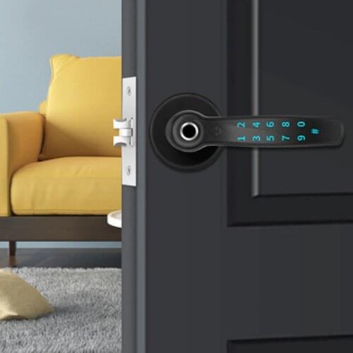Smart Lock for Interior Door Smart Fingerprint Door Lock 4 x AAA Batteries (Not Included) App Auto Lock for Home Hotel