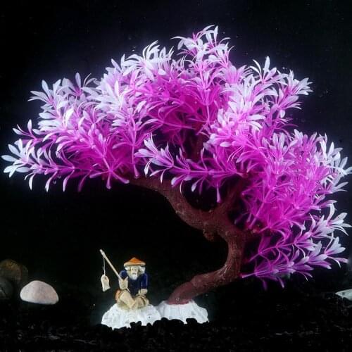 Water grass aquarium set fish tank landscaping plastic fake flower decoration