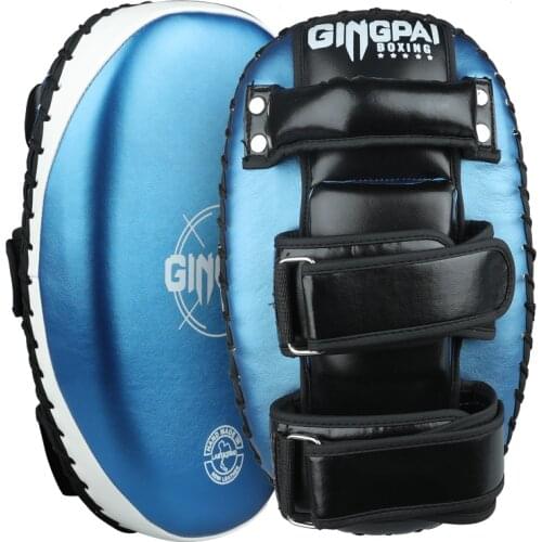 1Pcs Taekwondo Kick Pad PU Muay Thai Pads MMA Karate Kick Pads Kickboxing Training Pads Martial Arts Punching Pads Leather Strik