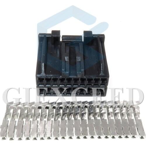 2 Sets 20 Pin/Way Automotive Wire Electrical Female Connector Auto Socket With Terminals