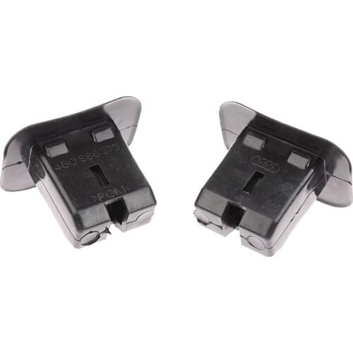 2 PSC Rear Seat-Cushion Frame Grommet For Audi A4/Avant A6/Avant Q7 RS4 RS6 For Seat Exeo/ST 4B0886373 Plastic Black