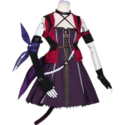 Anime Arknights Melantha Dress Game Cosplay Costume Coat Daily Women Carnival Party Uniform Brand New