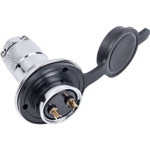 DF25 Aviation Insert Head Seat Connector Plug-in Unit GX25 2 3 4 5 6 7 8 10 Core Flange Plate