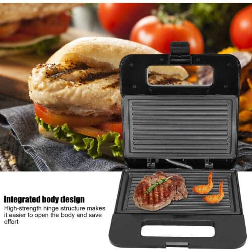 750W Grill Maker Double Sided Heating Multifunctional Panini Press Household Supplies EU Plug 220V Picnic Camping Grilling