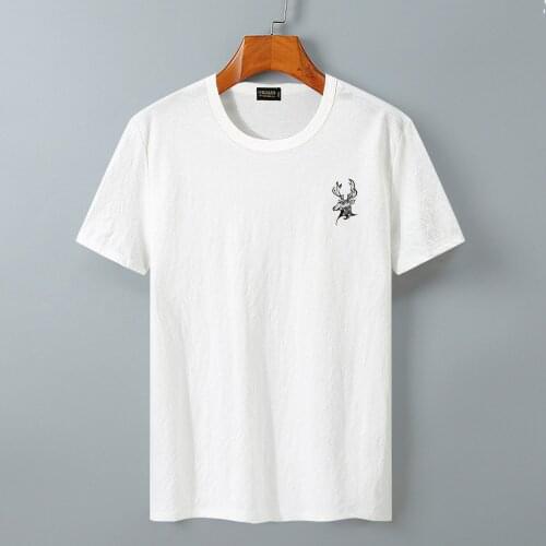 2021 summer new mens 6XL-10XL fashion breathable cotton and linen T-shirt mens loose short sleeves