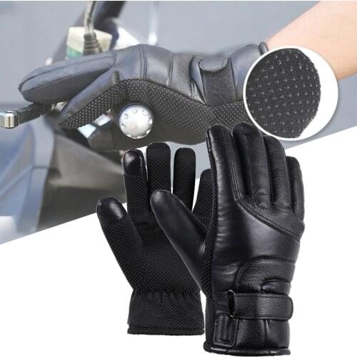 2020 Electric Heated Gloves Motorcycle Street Gear Racing Gloves Snowboard Skiing Gloves Windproof Waterproof Men Women