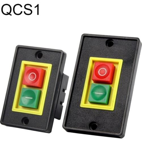 AC 380V 2KW I/O On Off Start Stop Push Button Switch 6 Screw Terminals QCS1