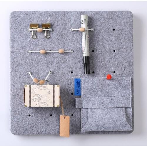 Cork board message board pinning display wall hole board shelf wall decoration display board photo wall drawing nail wall