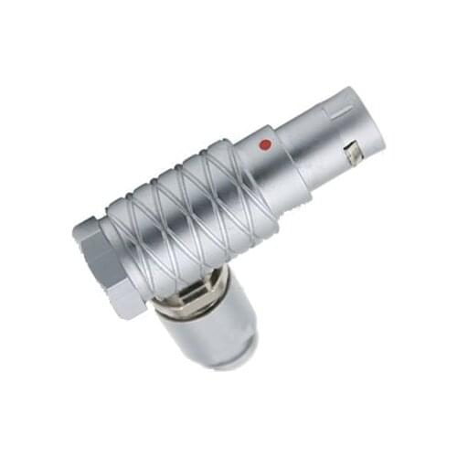 Camera Connector 90 Degree Elbow 6 Pin FHG 0B 306 Plug Male Compatible Connector