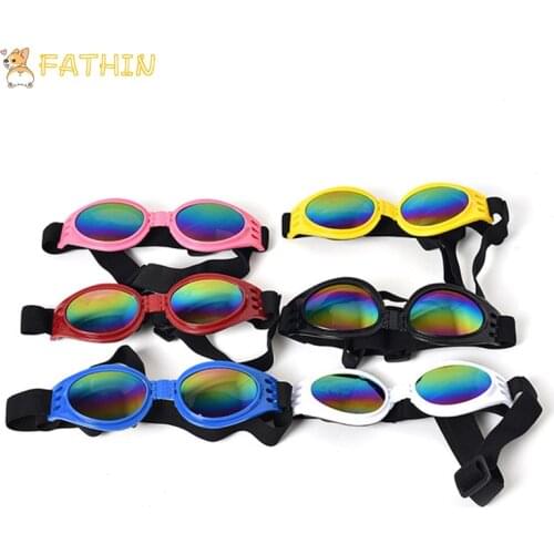 FATHIN Foldable Dog Sunglasses Sunscreen Windproof Sunglasses Pet Decoration Dog Accessories