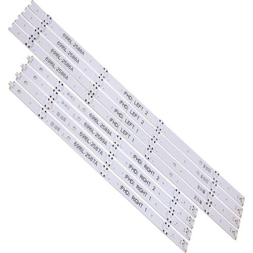 100%NEW original 24 PCS/set LED backlight strip bar for 6916L-2586A 6916L-2587A 6916L-2588A 6916L-2589A LC490DUE FJ M1 49LH604V