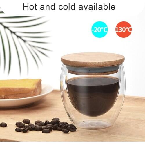 Heat resistant Double-layer Thermo Glass Creatives Egg-Shaped Cup For Drink Coffee Milks NW