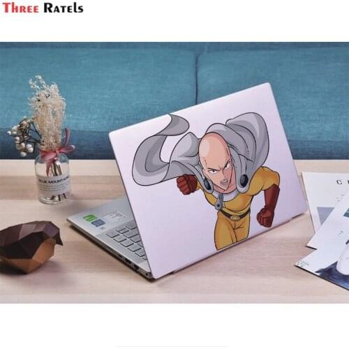 Three Ratels B370 Saitama One Punch Man Funny Cartoon Stickers For Laptop Decor Skateboard Luggage Decals Waterproof Property