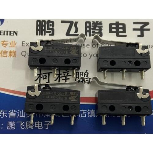 1PCS Taiwan ZIPPY waterproof and dustproof micro switch SW2 stroke reset switch with R handle swing rod 0.1A 125 250V