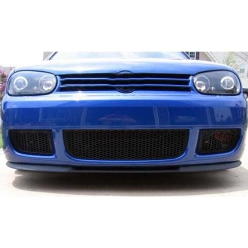 VW GOLF R32 MK4 CUPRA R FRONT SPOILER BUMPER LIP Euro Spoiler Lip Universal 3 pcs Body Kit
