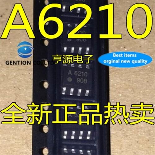 5Pcs A6210 A6210V SOP8 ACSL-6210 SOP8 High speed optocoupler chip in stock 100% new and original