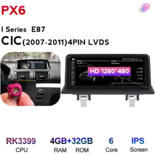 Android 8.0 10.25 Inch Car Multimedia Player GPS Navigation Stereo Auto Player Radio for 2005-2011 BMW E87