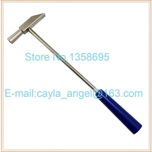 Free Shipping Blue Rubber Handle Hammer/Stainless Steel Line Hammer,Power Reduced Multi-purpose For Jewelry DIY/Repair Tools