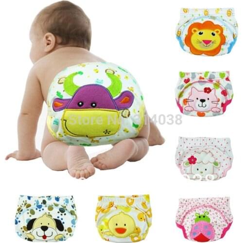 Big size arrived now Free shipping big size 6-54M 7 Design water proof Embroidered Baby Training Pants