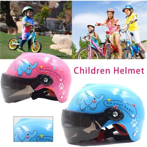 Children Motorcycle Helmet Sports Craniacea Cycling Kids Motorcycle Helmet for Multi Pattern Anti-Vibration Riding