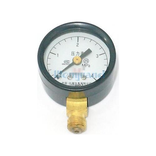 0-4Mpa Measurement Range Y-40 Radial Mount M10x1 Air Compressor Pressure Gauge Dial Diam 40mm