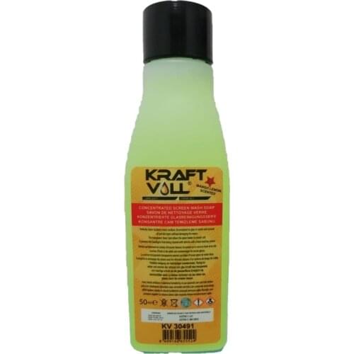 Kraftvoll concentrated car windshield cleaning soap 50 ml mango-lemon flavored