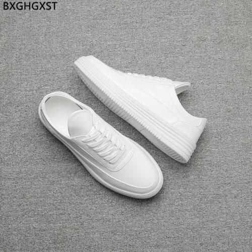 White Leather Casual Shoes Man Fashion Sports Shoes for man 2021 Mens Shoes Casual Men Sneakers Chaussure Homme Zapatos Hombre