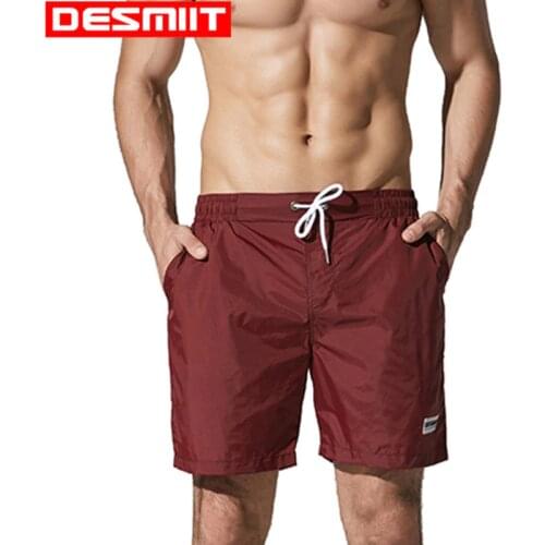 Desmiit Swimwear Mens Swimming Shorts For Men Swimsuit Quick Dry Swim Trunks Beach Running Play Wear Loose Short zwembroek heren