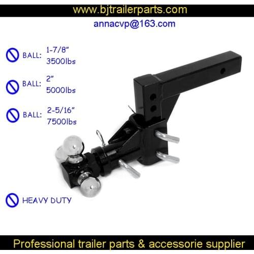 Brand new Adjustable Tri - ball Mount Hitch TOW BAR HITCH MOUNT trailer parts