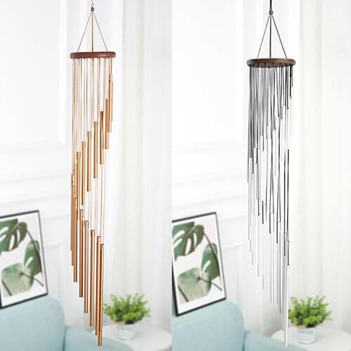 Home Outdoor Garden Yard Festival Decor Christmas Gifts Wind Chimes Aluminum Tubes Hanging Ornament