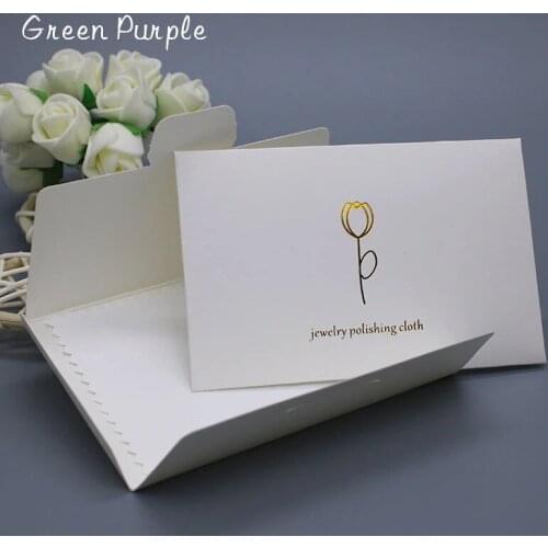 Rose Flower Polish Cloth Clean Jewelry Clean 925 Silver Anti Tarnish Tools Wipe Maintain Cute Design Silver Polish Cloth