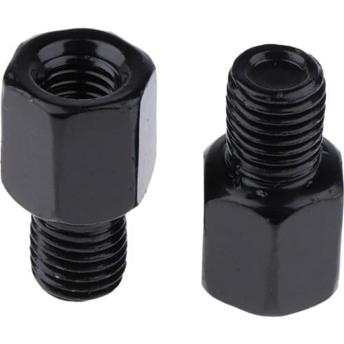 Wing Mirror Adapter RH 8mm - LH 10mm Rear View For Suzuki Motorcycle