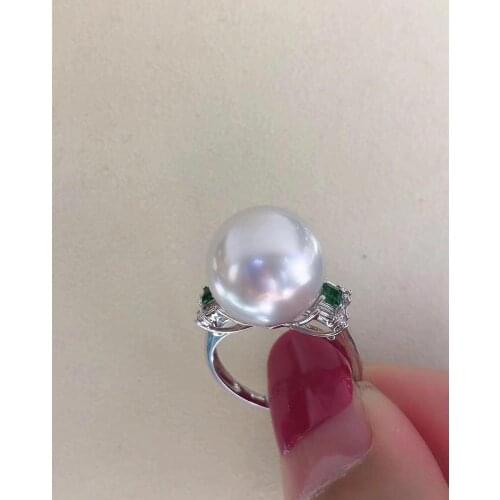 925 Sterling Silver Adjustable Ring Mounts Settings Findings Mountings Parts for Pearl Corals Jade Crystal, 5pcs/lot