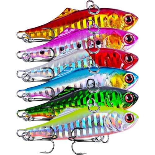 60pcs Vib Fishing Lure 7.5cm 23g Bass Fishing Tackle Saltwater Lures Sinking Pencil Articulos De Pesca Isca Artificial Wobbler