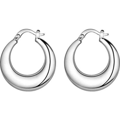 Crescent Earrings Classic Silver Color 925 Jewelry Earrings For Women Wholesale Free Shipping Fashion Jewelry