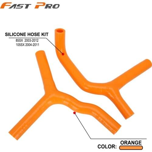 Silicone Radiator Coolant Hose For KTM SX85 2003-2012 SX105 2004-2011 MX Enduro Dirt Bike Racing Offroad Motorcycle Motocross