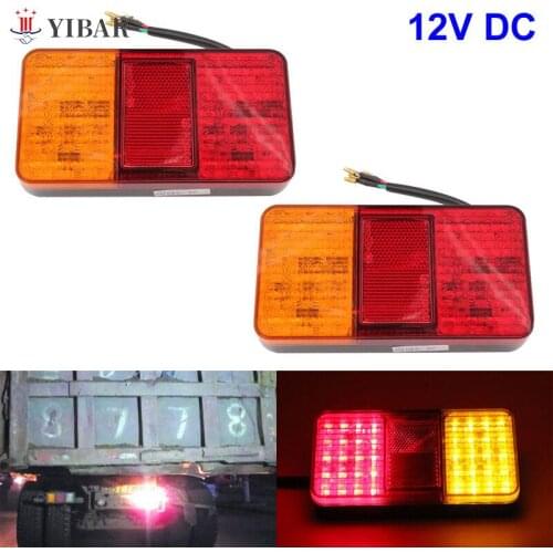 LED Rear Tail Lights Lamps Lorry Truck Trailer Caravan Bus Motorhome 12V