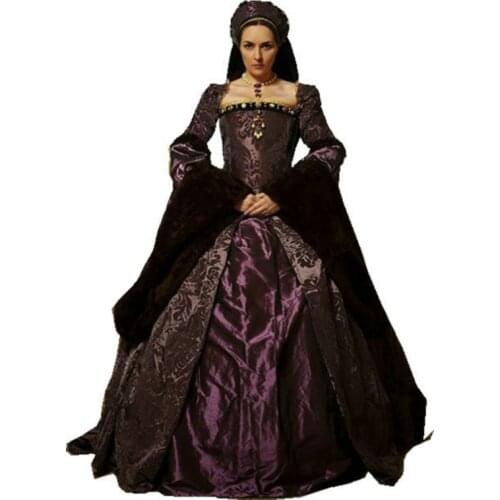 Historical Customer-made 18 Century Vintage Costumes Renaissance Dresses Steampunk dress Gothic Cosplay Halloween Dresses C-1176