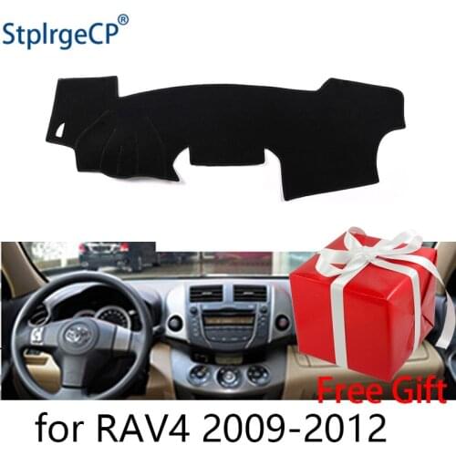 For Toyota RAV4 RAV 4 2009-2012 dashboard mat Protective pad Shade Cushion Pad interior sticker car styling accessories