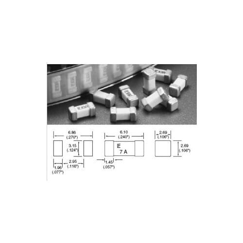 0451.003 taping imported original SMD fuse 1808 LF3A 6.1 * 2.69MM