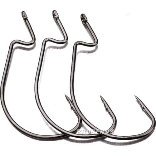 1# 2# 3# 4# 5# 100pcs Fishing Hooks High-carbon Steel Barbed Crank Sharp Fishing Hooks Pesca Soft Bait Hooks Carp Tackles