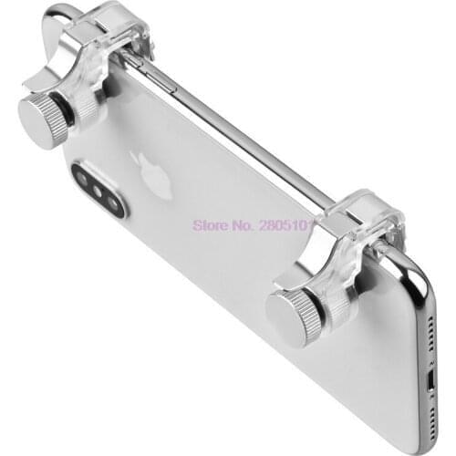 100pairs Metal Smart Phone Mobile Gaming Trigger for PUBG Mobile Game Fire Button Aim Key L1R1 Shooter Controller