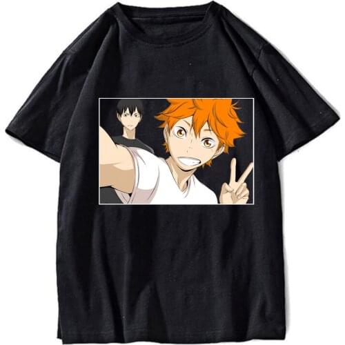 2020 Janpanese Anime Haikyuu unisex T Shirt Summer Graphic Tees Printed T-shirt Summer Funny Tops