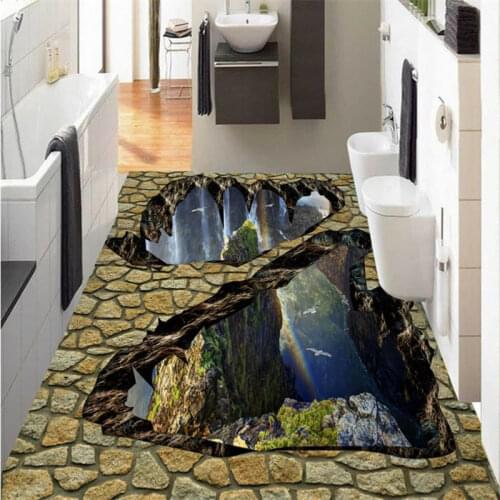 3d Flooring Valley Falls wallpaper for walls 3 d wallpapers for living room vinyl flooring Decorative paintings