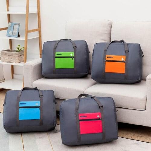 Travel Totes Nylon Foldable Travel Bag WaterProof Unisex Large Capacity Bag Luggage Women Handbags Business Travel Weekend Bag
