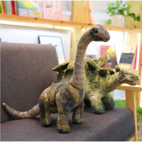1pc simulation diplodocus stegosaurus tyrannosaurus rex stinger dinosaur soft plush doll pillow cushion creative stuffed toy