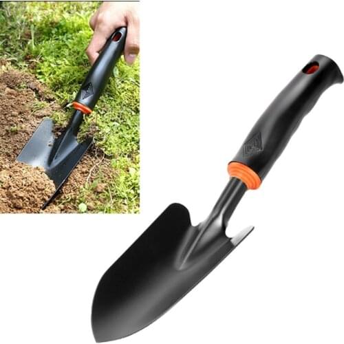 Portable Garden Weeder Shovel Spade Multipurpose Tough Carbon Steel Plastic Handle Digging Trowel Bonsai Home Transplant