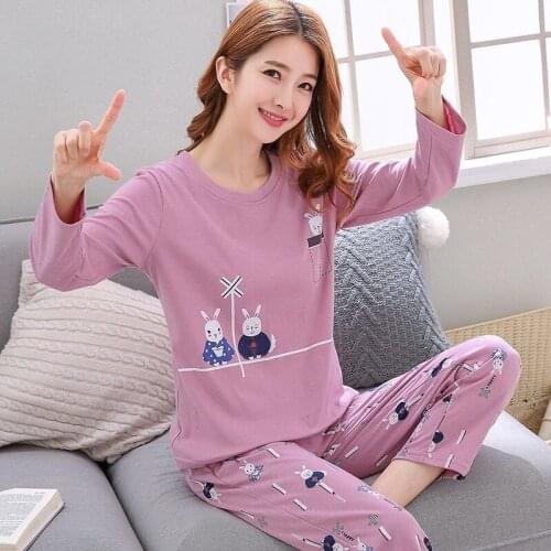 MJ Cute Pyjama Femme Pigiama Donna Pijama Set Pajamas Night Suit Sleepwear Pyjamas Pyjamas Women Pijamas Pijama Feminino Mujer