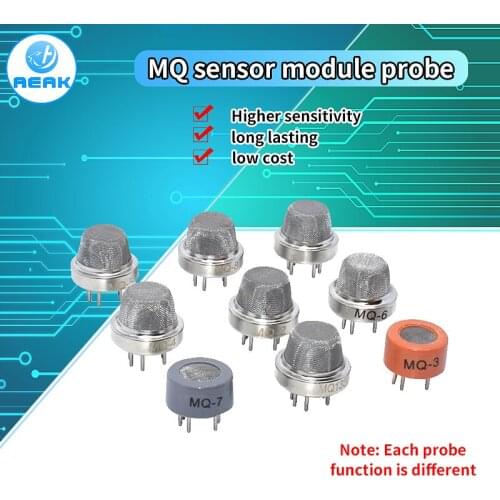 MQ Series Sensors MQ135 MQ2 MQ3 MQ5 MQ7 Detecting Gas Sensor Detector MQ-135 MQ-2 MQ-3 MQ-5 MQ-7 DIP