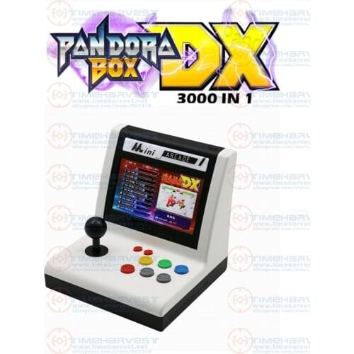 Mini Pandora box DX Aracde table top 7 inches LCD Screen desktop Video Game Console Multi games 3000 in 1 Arcade Game Machine